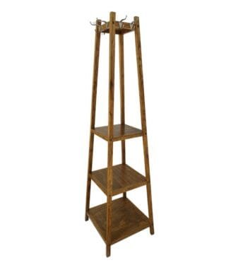 Librero Minimalista Perchero Estilo Trapecio Organizador 4 Niveles