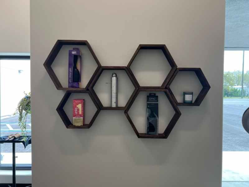 Estantes Hexagonales De Madera Para Pared 6 Piezas photo review